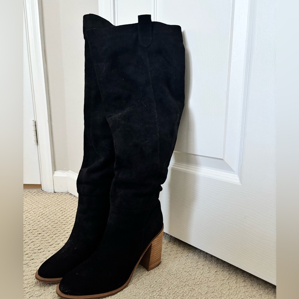 Knee High Suede Boots